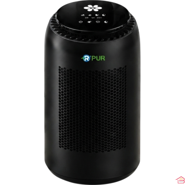 DÉSHUMIDIFICATEUR ET PURIFICATEUR D’AIR 2 EN 1 OPURE NOIR 1000 ML/JOUR HEPA CHARBON ACTIF 25 M²