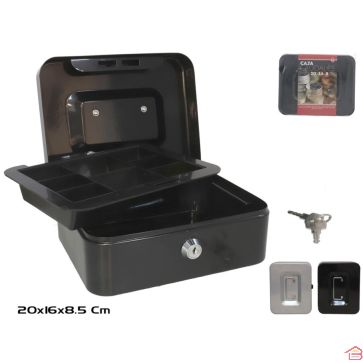 CAISSE ENREGISTREUSE FACTICE EN FER 20 X 16 X 8,5 CM BOÎTE DE RANGEMENT
