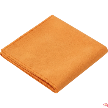 CHAMOISINE ORANGE MULTIUSAGE POUR NETTOYAGE POLISSAGE VITRES MIROIRS ET PARE-BRISE 80 X 40 CM N°8