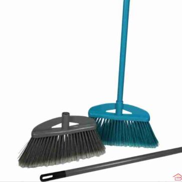 BALAI À FIBRE LONGUE + MANCHE EN MÉTAL