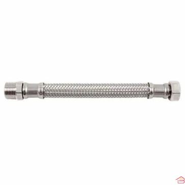 FLEXIBLE CHAUFFE-EAU REMER 1/2" MÂLE / 1/2" FEMELLE 50 CM