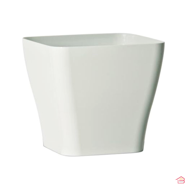 POT QUADRIA 14 CM BLANC