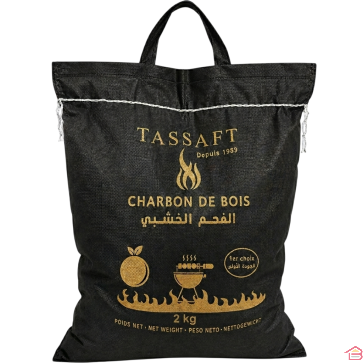 CHARBON DE BOIS 2 KG TASSAFT