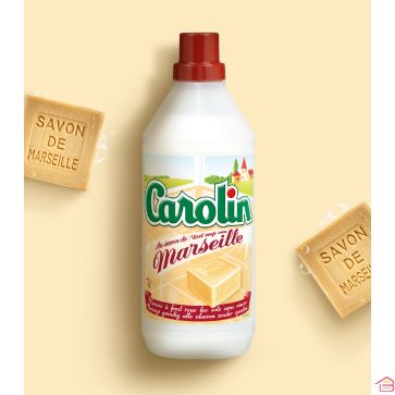 NETTOYANT SOLS AU SAVON DE MARSEILLE 1L CAROLIN