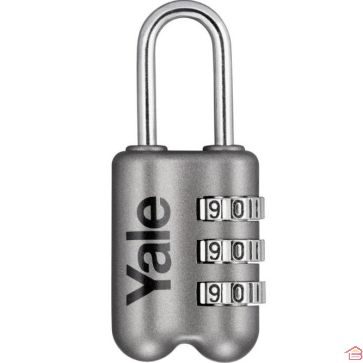 CADENAS POUR VALISE AVEC COMBINAISON RÉINITIALISABLE YALE 23 MM