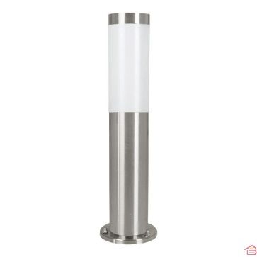 LAMPADAIRE ACIER INOXYDABLE BLANC HELSINKI H 45 CM