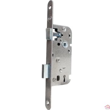 SERRURE À MORTAISER POUR PORTE EN BOIS 40 X 70 MM À CLÉ BOUTS RONDS GRISE YALE
