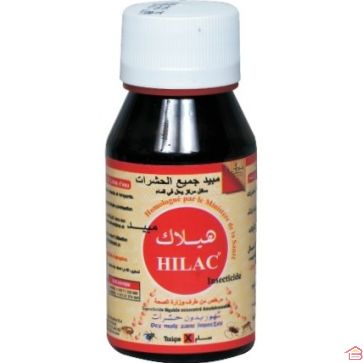 INSECTICIDE LIQUIDE CONCENTRÉ POLYVALENT CONTRE INSECTES VOLANTS ET RAMPANTS 60 ML HILAC