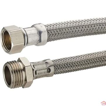 DOUBLE FLEXIBLE 1/2 X 1/2 MÂLE ET FEMELLE 50 CM