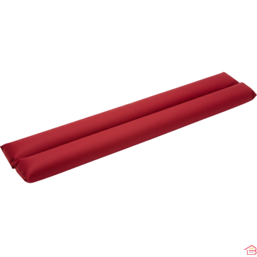 BOUDIN DE PORTE DOUBLE ISOLANT EN POLYESTER 85 CM ROUGE