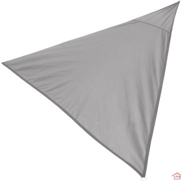TOILE D’OMBRAGE TRIANGULAIRE GRIS 3 X 3 X 3 M POLYESTER 160 GR/M²
