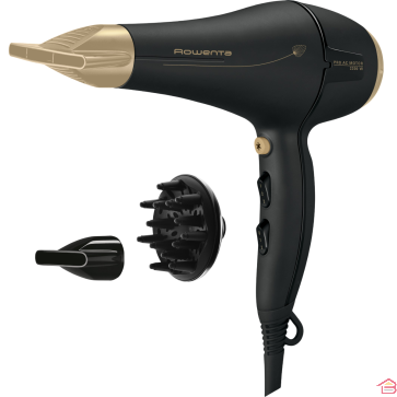 SÈCHE-CHEVEUX PROFESSIONNEL 2200 W AVEC TECHNOLOGIE IONIQUE ANTI-FRISOTTIS ROWENTA SIGNATURE PRO MAGIC NATURE