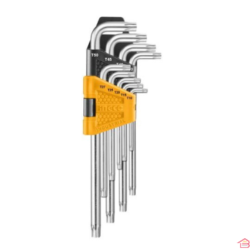 SET 9 CLES TORX T10 A T50 - INGCO