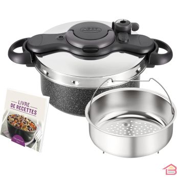 TEFAL Autocuiseur Clipsominut Original - 7.5L - Inox - Compatible Induction - NEUF