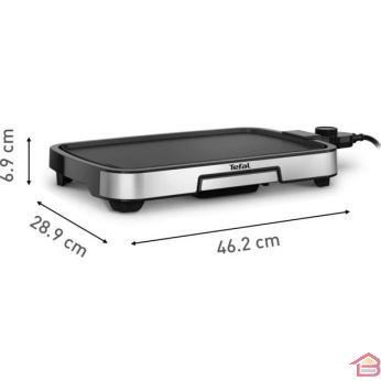 Plancha électrique Tefal - Noir - Modèle D'occasion Fonctionnel